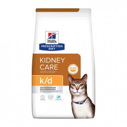 Сухой диетический корм для кошек Hill's(Хиллс) Prescription Diet k/d при хронической болезни почек, с курицей, 1.5 кг