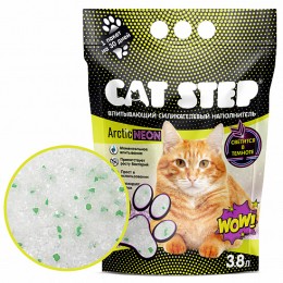 Наполнитель силикагелевый CAT STEP Arctic Neon 3,8лит