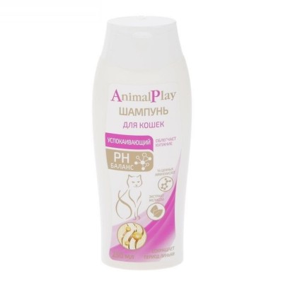 Animal Play-Шампунь для кошек Успокаивающий экстракт мелиссы 250мл