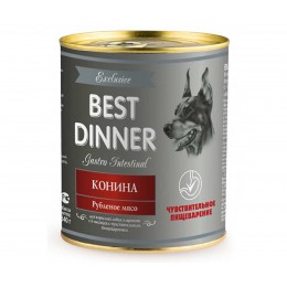 Консервы для собак Best Dinner Exclusive Gastro Intestinal "Конина" 340гр.