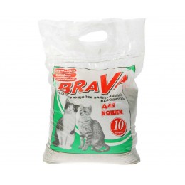BRAVA Наполнитель для туалета Комкующийся Бактерицидный 10л