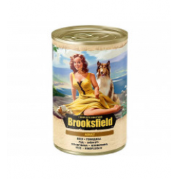 Brooksfield Adult Dog  Конс.д/собак 400г Говядина/рис 5654000 (1*12)