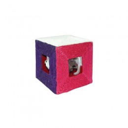 Котенок Когтеточка Куб с мышками 20*20*20см