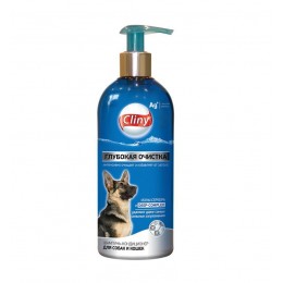 Cliny шампунь-кондиционер глубокая очистка 300 мл для собак и кошек