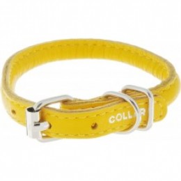 Collar Glamour ошейник для собак круглый жёлтый 8*25-33см 22418