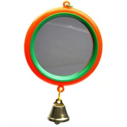 Дарэлл: игрушка для птиц Зеркало большое с колокольчиком (RP5018)