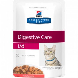 Hill's PD i/d влажный корм для кошек при заболеваниях ЖКТ с лососем, пауч 85г