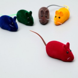 BRAVA игрушка для кошек мышь бархат микс 6см (2533864)