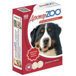 ДокторZoo: витамины, лакомство для собак, 90 таб, 210гр
