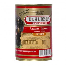 Dr. Alder's Garant консервы для собак с птицей 410г