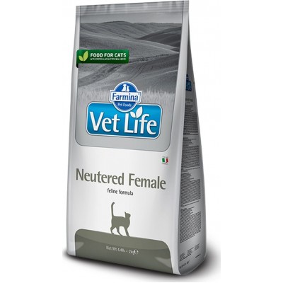 Farmina Vet Life Neutered Female сухой корм для стерилизованных кошек 400гр