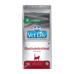 Farmina Vet life Cat Gastrointestinal сухой корм для кошек с заболеваниями ЖКТ 400гр