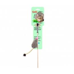 GoSi игрушка для кошек дразнилка мышь с мятой мех 07217