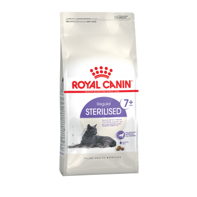 Сухой Корм для стерилизованных пожилых кошек Royal Canin(Роял Канин) Sterilized +7  400гр
