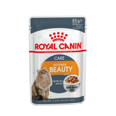 Royal Canin соус влажный для кошек 1-7 лет : идеальная кожа и шерсть, Intense Beauty 85гр