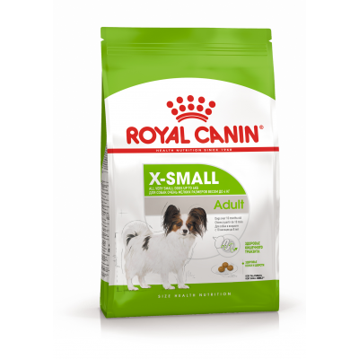 Корм Royal Canin для взрослых собак карликовых пород, X-Small Adult 1,5кг