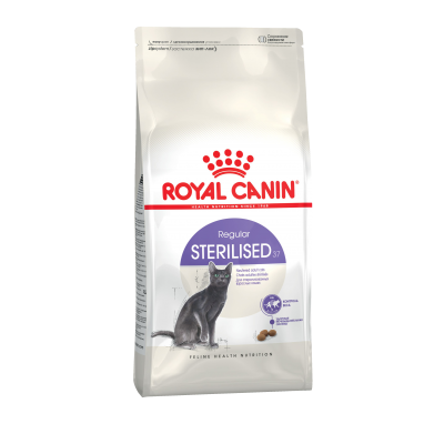 Корм Royal Canin для кастрированных кошек и котов: 1-7 лет, Sterilized 37 2кг