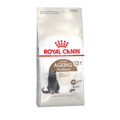 Сухой Корм для стерилизованных пожилых кошек Royal Canin(Роял Канин) Ageing 12+,имеющих избыточный вес, 2 кг