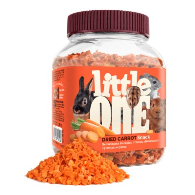 Little One: лакомство "Сушеная морковь" для грызунов 150гр
