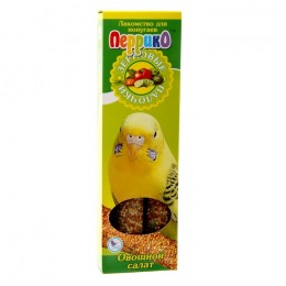 Перрико: лакомство зерновые палочки для попугаев овощной салат 2шт. 