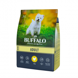 Сухой корм MR. BUFFALO ADULT MINI для собак с курицей 2 кг