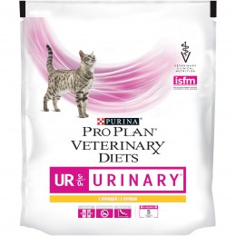 Сухой корм Pro Plan(Про План) Veterinary diets UR корм для кошек при болезнях нижних отделов мочевыводящих путей ,c курицей,  350гр