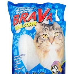 Наполнитель силикагелевый для кошачьего туалета Brava(Брава) Классик 18 лит