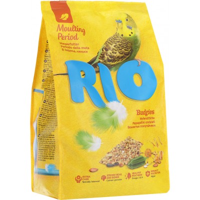 Rio: корм в период линьки для волнистых попугаев 500гр