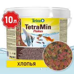 Корм Tetra TetraMin Flakes 10 л (хлопья) для всех видов аквариумных рыб