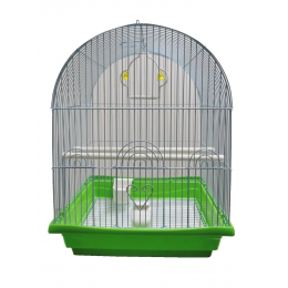 Клетка для птиц "Triol 4000", 35х28х46 см, цвет зеленый