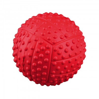 Trixie Игрушка для собак Мяч футбольный из натуральной резины 7см